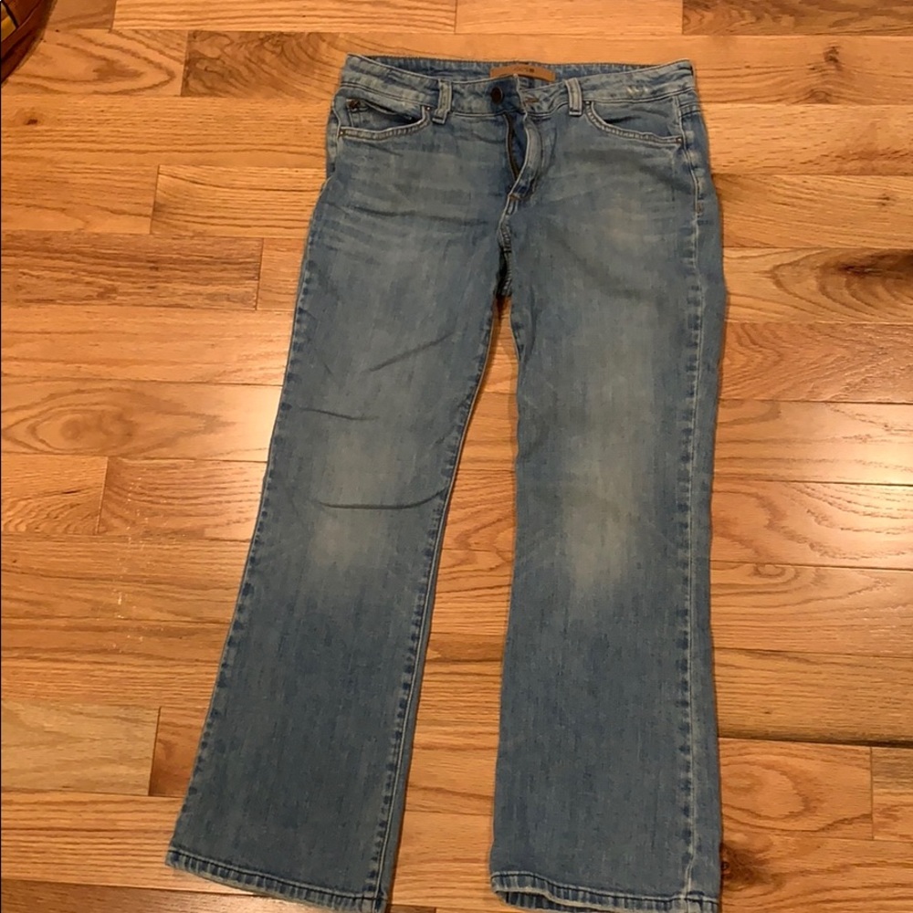 Joe’s wide leg ankle cut soft as butter jeans